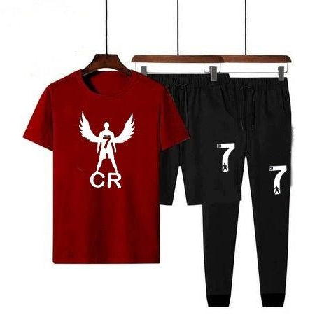 CR7 Pack 3 Tshirt +Short+Trouser For Men - Oshi.pk - Buy & Sell Online