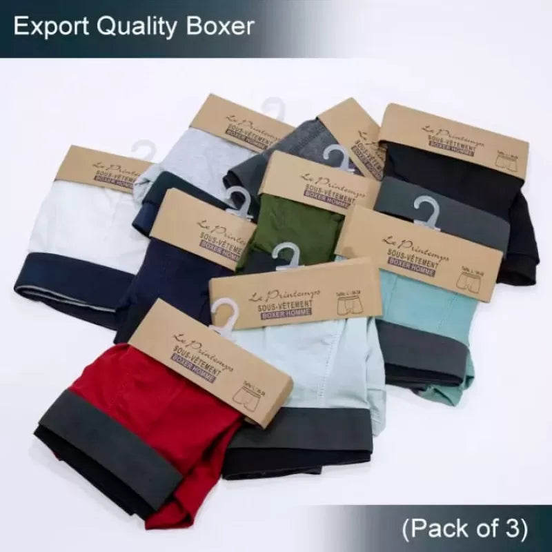 Pack of 3 – Exported Best Quality Boxer for Men/Boys - Oshi.pk - Buy & Sell Online