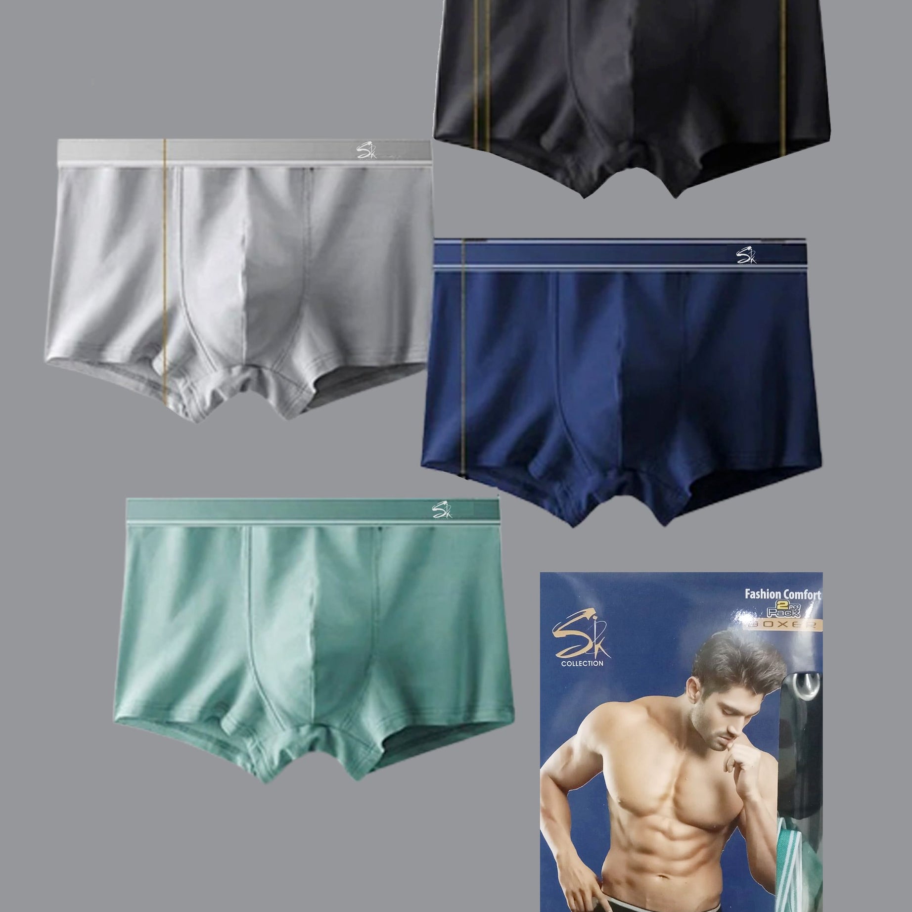 Pack of 2 - Branded High Quality Boxer for Men/Boys - Oshi.pk - Buy & Sell Online