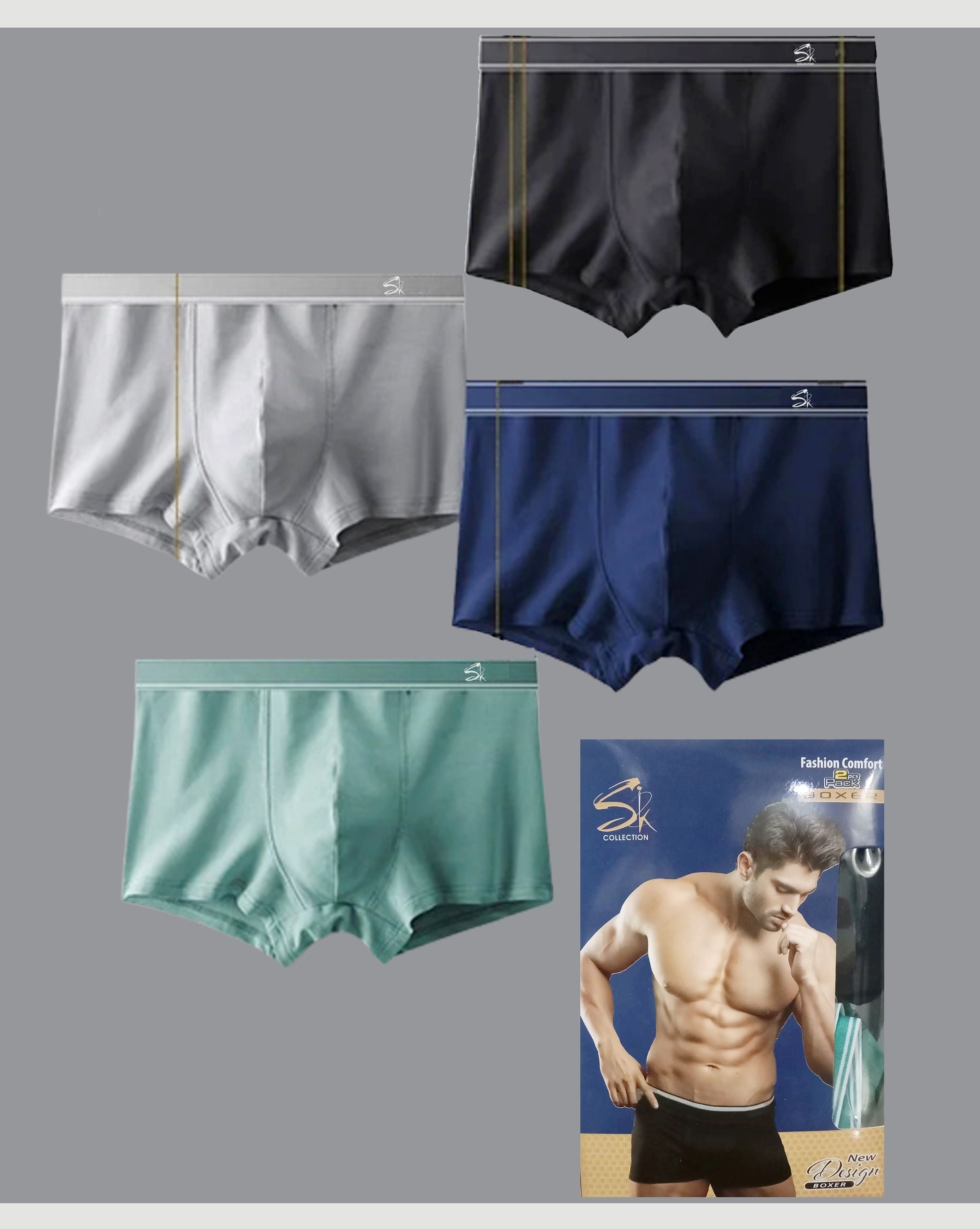 Pack of 2 - Branded High Quality Boxer for Men/Boys - Oshi.pk - Buy & Sell Online