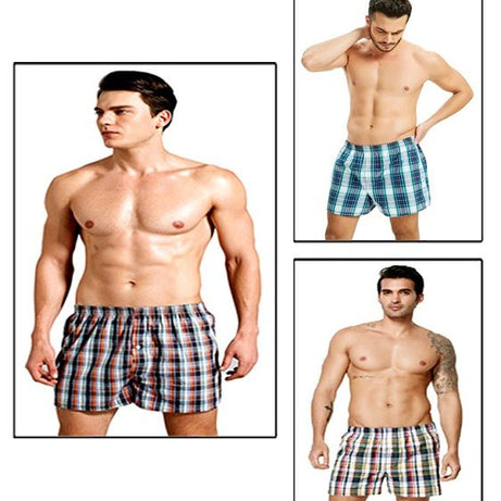 Pack of 3 –Checkered Boxer Shorts for Men - Oshi.pk - Buy & Sell Online