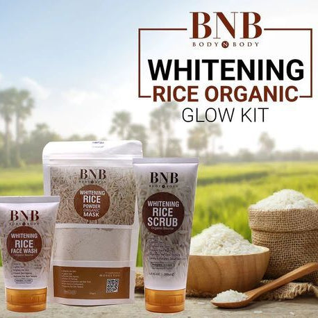 Pack Of 3 BNB Rice Extract Bright & Glow Kit Golden Cap With Box - Oshi.pk - Buy & Sell Online