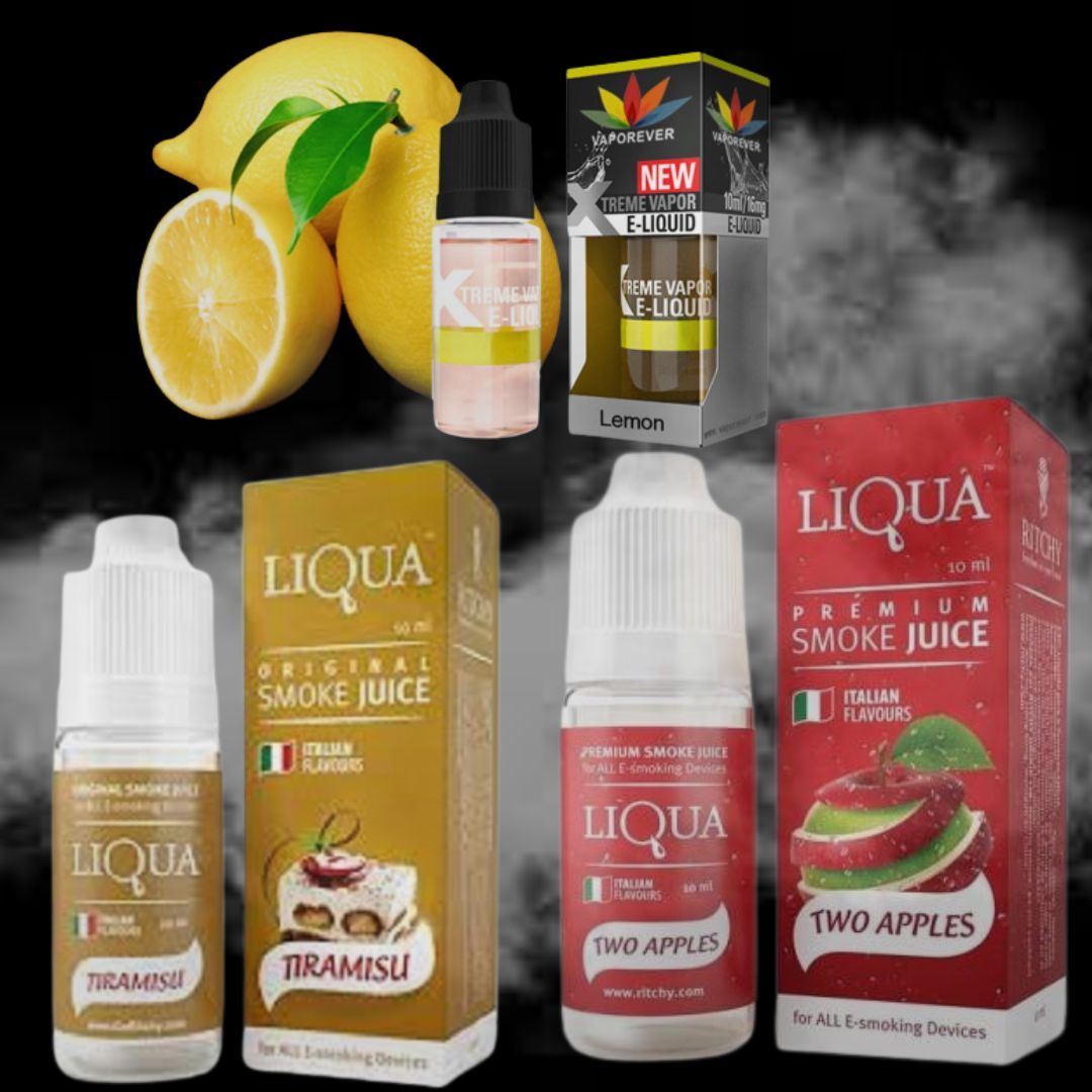 Pack Of 3 (Double apple,Lemon10ml,Tiramisu) E-Liquid Vape Juice 10ml - Oshi.pk - Buy & Sell Online