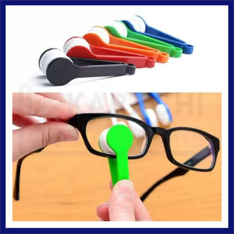 (pack of 3) Glasses Cleaner Brush Spectacles Cleaner Cleaning Tool Multi-function Eyeglass Brush Random Color