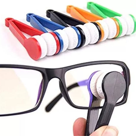 (pack of 3) Glasses Cleaner Brush Spectacles Cleaner Cleaning Tool Multi-function Eyeglass Brush Random Color