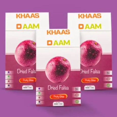 Pack of 3 Khaso Aam Dried Falsa Flavor 100 Gram, 100% Natural Falsa Berries Fruit Candy | KhasoAam Premium Berry Bar, Falsa Candy Toffee Sherbet Berry - Oshi.pk - Buy & Sell Online