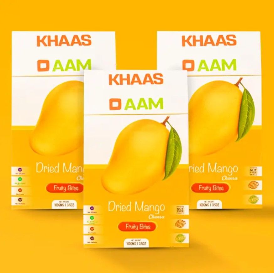 Pack of 3 Khaso Aam Mango Chaunsa Flavor 100 Gm, 100% Natural Dried Mango Fruit Candy | KhasoAam Premium Mango Fruit Bar, Aam Papad Mango Candy Toffee - Oshi.pk - Buy & Sell Online