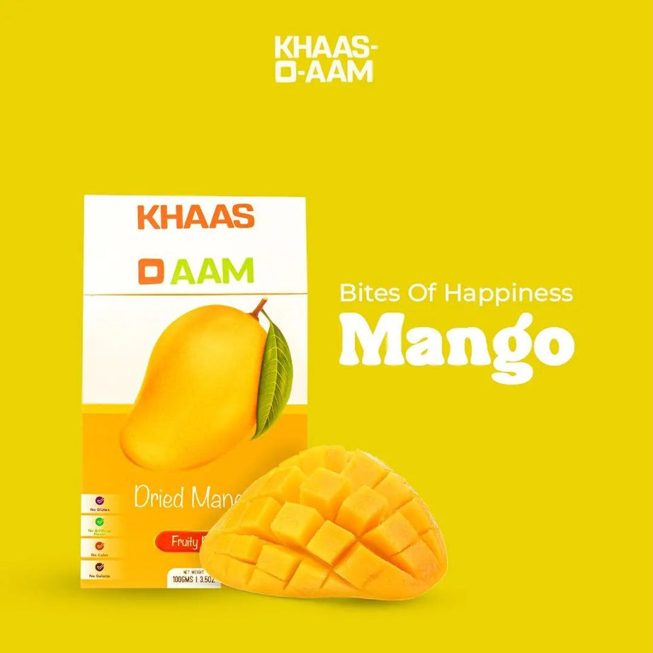 Pack of 3 Khaso Aam Mango Chaunsa Flavor 100 Gm, 100% Natural Dried Mango Fruit Candy | KhasoAam Premium Mango Fruit Bar, Aam Papad Mango Candy Toffee