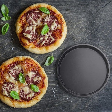 Pack of 3 Pizza Pan Set 6,8,10 inch Round Shallow Crisper Trays - Oshi.pk - Buy & Sell Online