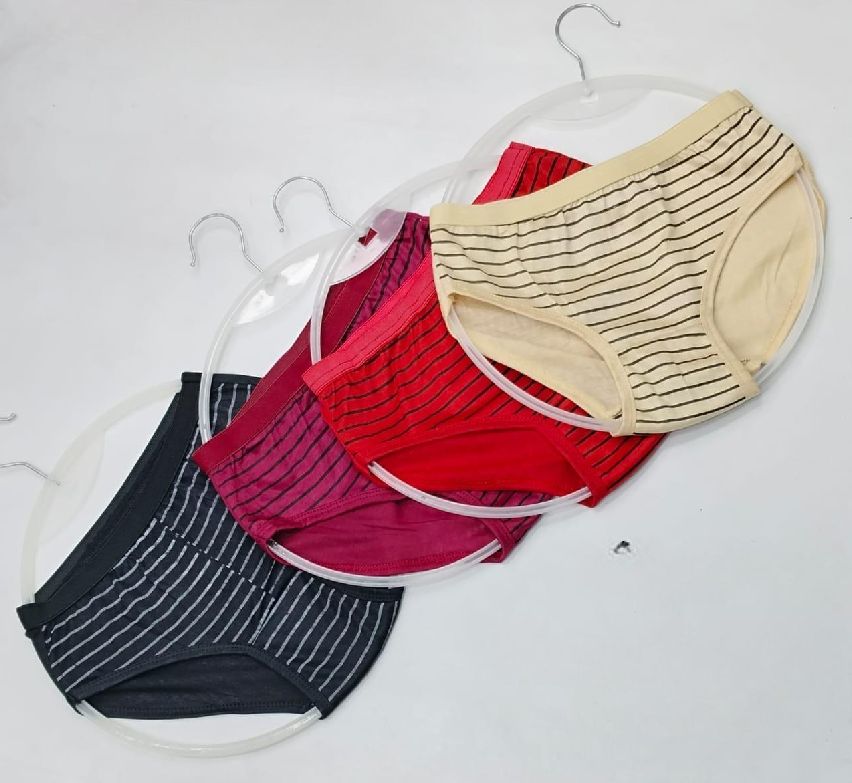 Comfortable High Waist Yarn Dyed Lining Panties For Girls-Women - Pack Of 2 - Oshi.pk - Buy & Sell Online