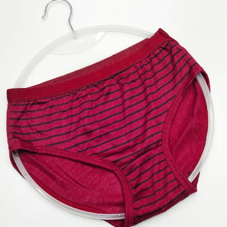 Comfortable High Waist Yarn Dyed Lining Panties For Girls-Women - Pack Of 2 - Oshi.pk - Buy & Sell Online