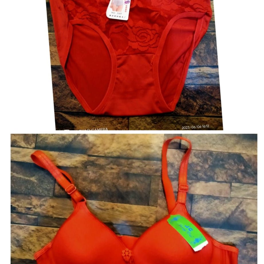 Red Bra and Penty its support, comfort, and breath ability - Oshi.pk - Buy & Sell Online