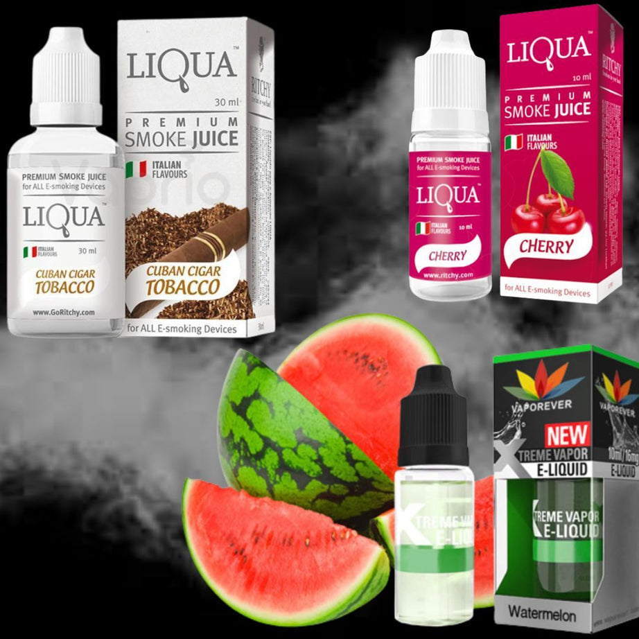 Pack Of 3(Watermelon, cigar. cherry) E-Liquid Vape Juice 10ml