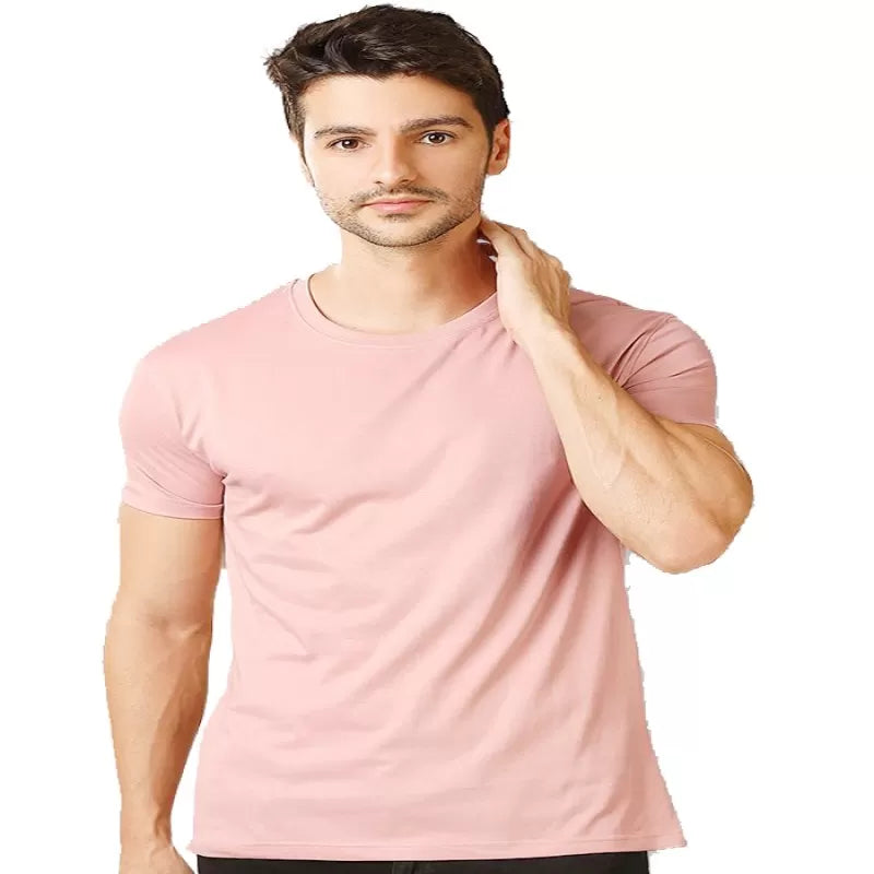 Pack of 4 - Best Quality Plain Short Sleeve Round Neck Basic T-shirt for Men/Boys - Oshi.pk - Buy & Sell Online