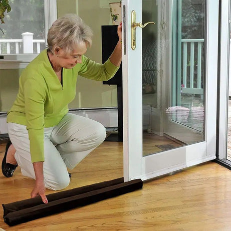 Pack Of 4 - Door Draft Or Door Seal | Double Draft Guard Wind Dust Blocker Sealer Stopper - Oshi.pk - Buy & Sell Online