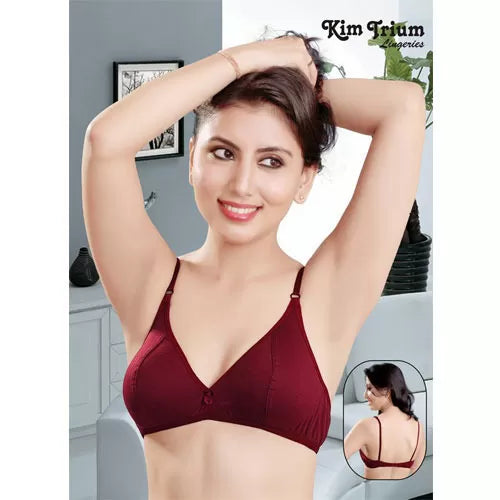Pack of 4 –Cotton non padded Bras for Women/girls