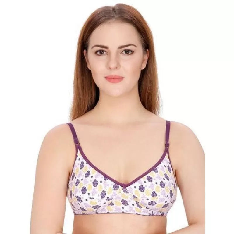 Pack of 4 –Imported Best Quality Printed Non Padded Bras for Women/Girls - Oshi.pk - Buy & Sell Online