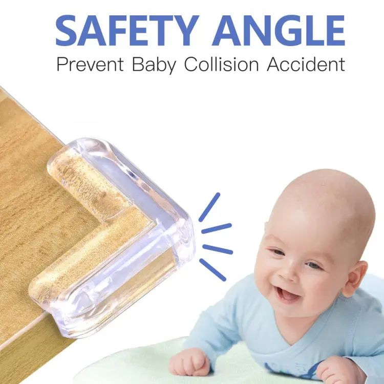 Pack Of 4 Babies Corner Edge Cushions Protector Adhesive Kids Safety Protectors - Oshi.pk - Buy & Sell Online