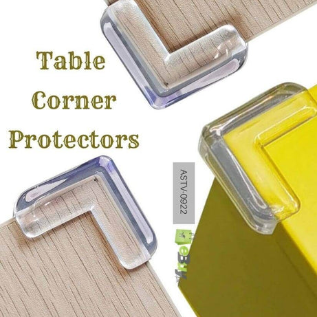 Pack Of 4 Babies Corner Edge Cushions Protector Adhesive Kids Safety Protectors - Oshi.pk - Buy & Sell Online