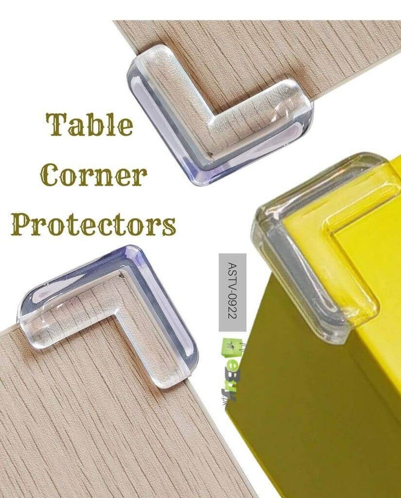 Pack Of 4 Babies Corner Edge Cushions Protector Adhesive Kids Safety Protectors - Oshi.pk - Buy & Sell Online