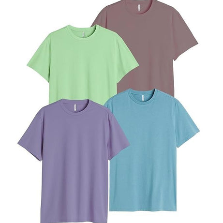 Pack of 4 Plain Half Sleeves T-shirts - Oshi.pk - Buy & Sell Online