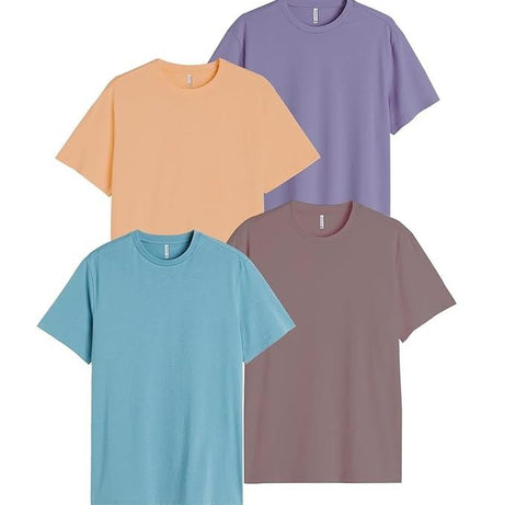 Pack of 4 Plain Half Sleeves T-shirts - Oshi.pk - Buy & Sell Online