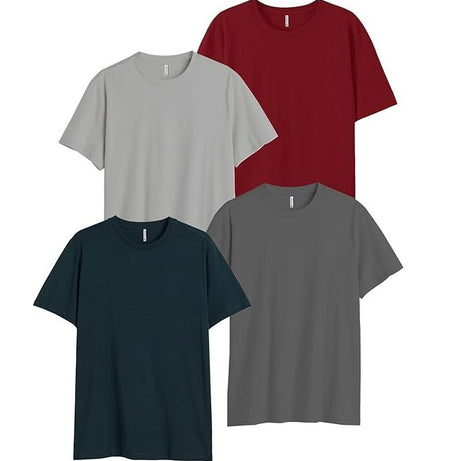 Pack of 4 Plain Half Sleeves T-shirts - Oshi.pk - Buy & Sell Online