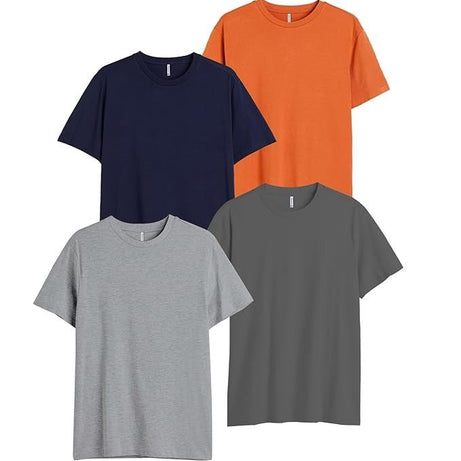 Pack of 4 Plain Half Sleeves T-shirts - Oshi.pk - Buy & Sell Online