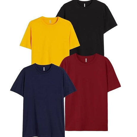 Pack of 4 Plain Half Sleeves T-shirts - Oshi.pk - Buy & Sell Online