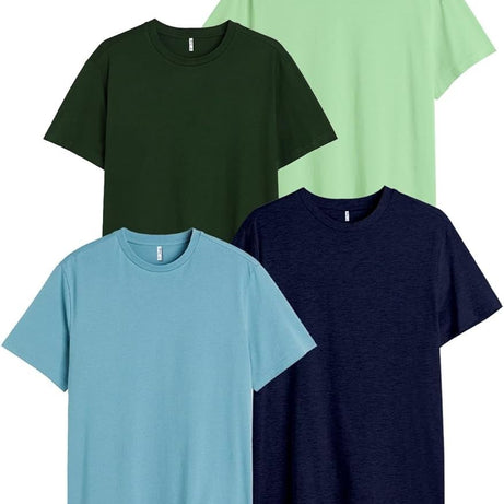 Pack of 4 Plain Half Sleeves T-shirts. - Oshi.pk - Buy & Sell Online