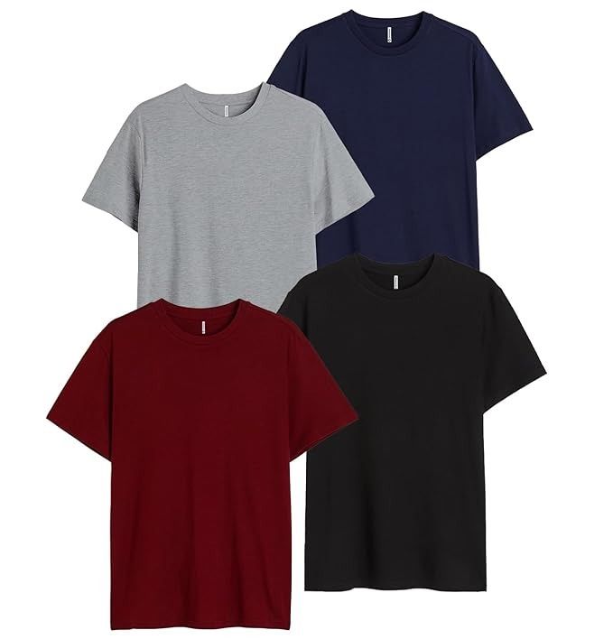 Pack of 4 Plain Half Sleeves T-shirts - Oshi.pk - Buy & Sell Online