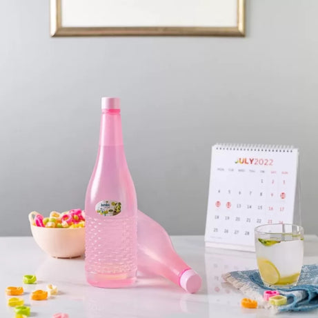 Pack Of 4 Plastic Jumbo Water Bottles Super Cool Water Drink Bottles Fridge and Refrigerator Water Bottles High Quality Multi Color 1.2 Ltr Each - Oshi.pk - Buy & Sell Online