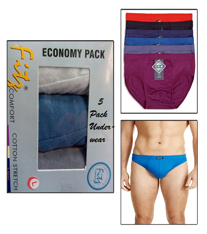 Pack of 5 –Branded Underwear for Men/Boys - Oshi.pk - Buy & Sell Online