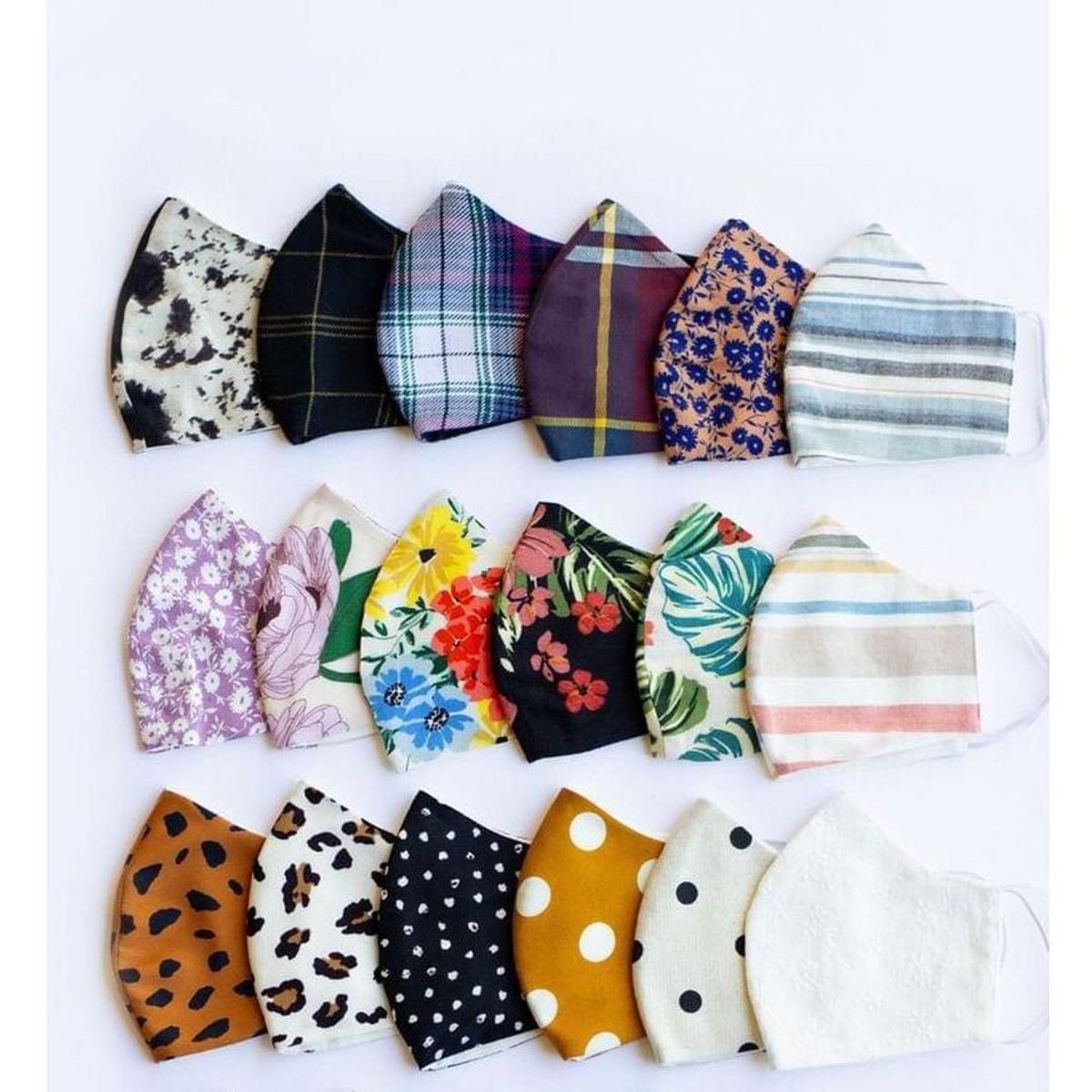 pack of 5 multi color printed mask for women and girls - Oshi.pk - Buy & Sell Online