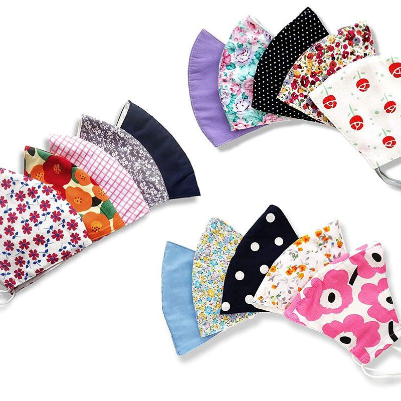 pack of 5 multi color printed mask for women and girls - Oshi.pk - Buy & Sell Online