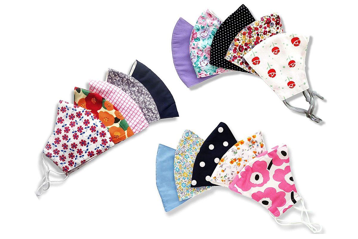 pack of 5 multi color printed mask for women and girls - Oshi.pk - Buy & Sell Online