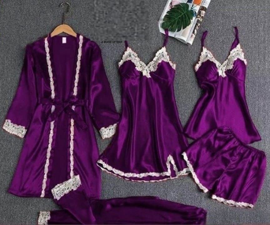 Pack of 5 Silk Nighty For Her - Oshi.pk - Buy & Sell Online