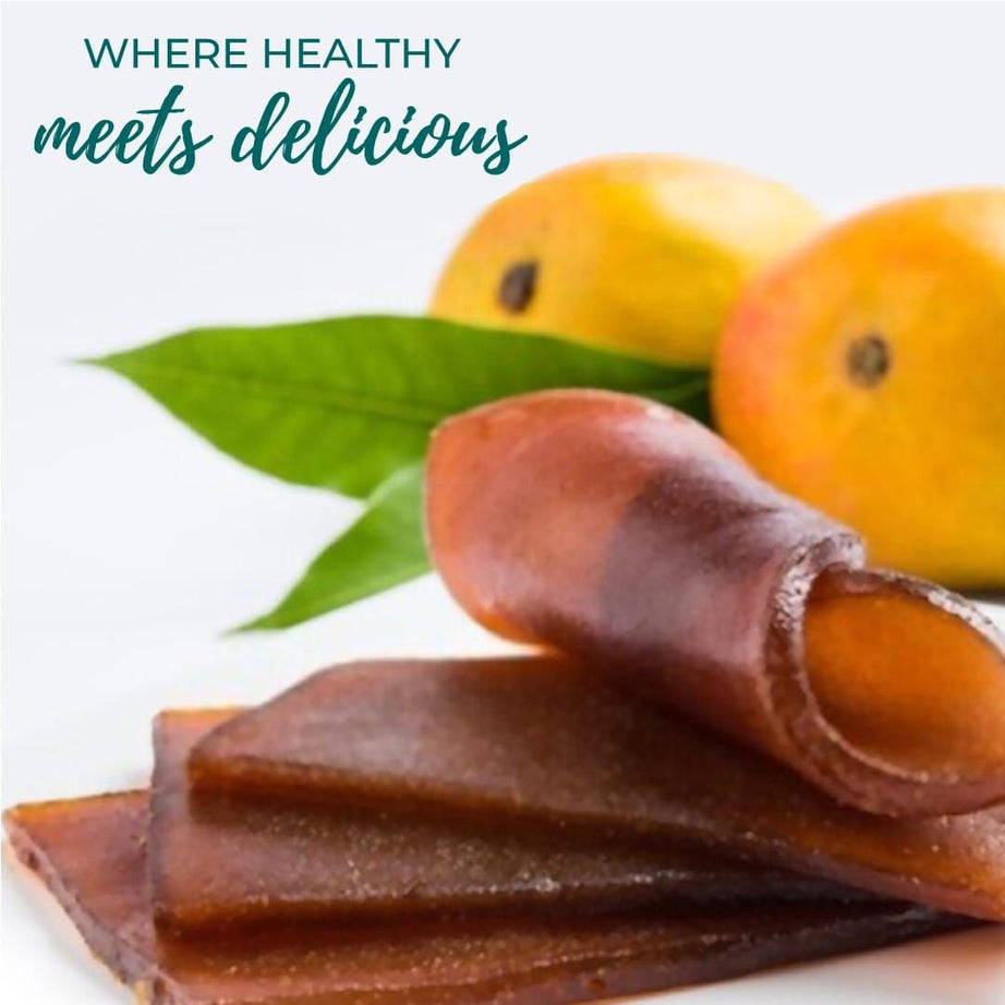 Pack of 6 KhasoAam Mango Chaunsa Flavor 100 Gm, 100% Natural Dried Mango Fruit Candy Premium Mango Fruit Bar, Aam Papad Mango Pulp Jelly Fruit Bites - Oshi.pk - Buy & Sell Online