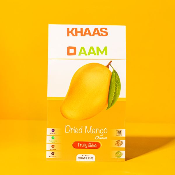 Pack of 6 KhasoAam Mango Chaunsa Flavor 100 Gm, 100% Natural Dried Mango Fruit Candy Premium Mango Fruit Bar, Aam Papad Mango Pulp Jelly Fruit Bites - Oshi.pk - Buy & Sell Online
