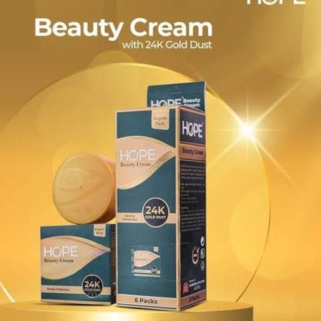 Pack Of 6 Original HOPE 24K Gold Dust Face Whitening Cream