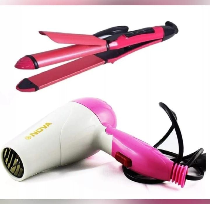 Pack Of Two Nova Hair Dryer And Straightener Combo - Oshi.pk - Buy & Sell Online