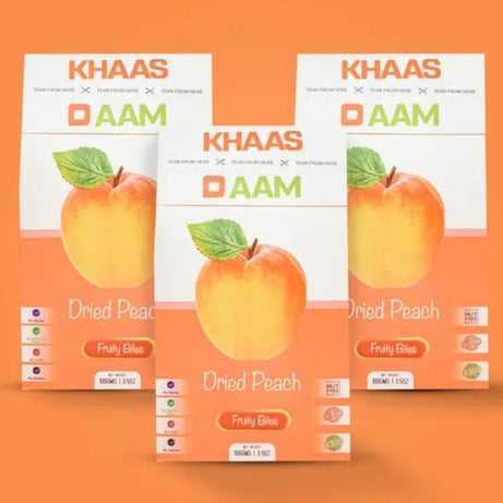 Pack ok 3 Khaso Aam Dried Peach Flavor 100 Gm, 100% Natural Dried Peaches Fruit Candy | KhasoAam Premium Aaru Fruit Bar, Aru Candy Toffee Peach Pulp - Oshi.pk - Buy & Sell Online