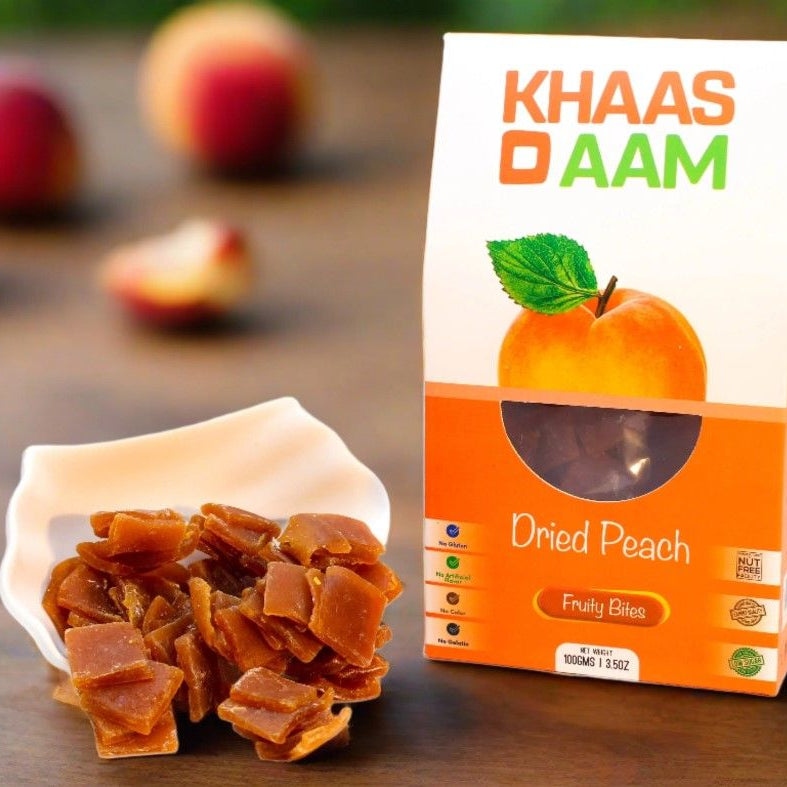 Pack ok 3 Khaso Aam Dried Peach Flavor 100 Gm, 100% Natural Dried Peaches Fruit Candy | KhasoAam Premium Aaru Fruit Bar, Aru Candy Toffee Peach Pulp - Oshi.pk - Buy & Sell Online
