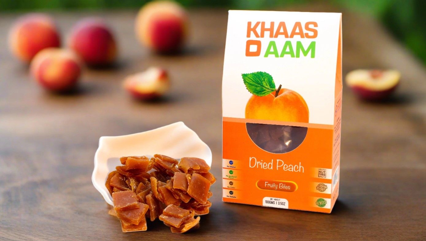Pack ok 3 Khaso Aam Dried Peach Flavor 100 Gm, 100% Natural Dried Peaches Fruit Candy | KhasoAam Premium Aaru Fruit Bar, Aru Candy Toffee Peach Pulp - Oshi.pk - Buy & Sell Online