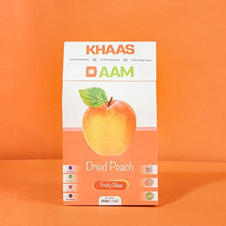 Pack ok 3 Khaso Aam Dried Peach Flavor 100 Gm, 100% Natural Dried Peaches Fruit Candy | KhasoAam Premium Aaru Fruit Bar, Aru Candy Toffee Peach Pulp