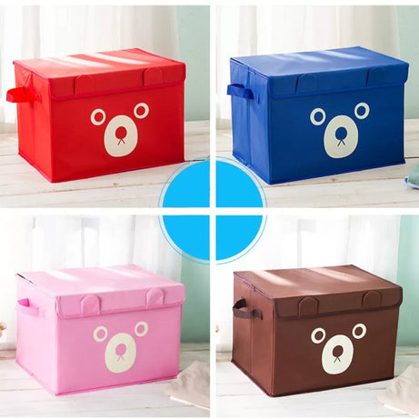 Panda Design Folding Storage Bins Quilt Basket Kid Toys Organizer Storage Boxes Cabinet Wardrobe Storage Bags 1 Piece - Oshi.pk - Buy & Sell Online