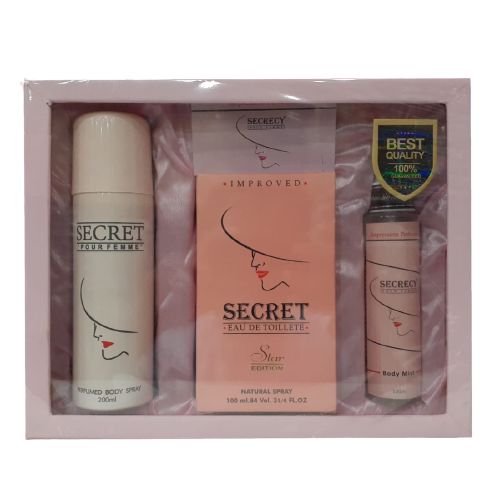 PERFUME GIFT SET FOR WOMEN 3X1 BY SECRET - Oshi.pk - Buy & Sell Online