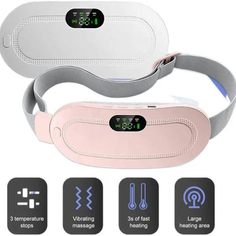 Period Pain Relief Belt Heating Pad for Period Pain Cramp Relief Belt Heating Pad electric Menstrual Pad Electric Massager - Oshi.pk - Buy & Sell Online