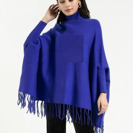 Plain Fleece Stylish Ponchou For Women By Khokhar - Oshi.pk - Buy & Sell Online