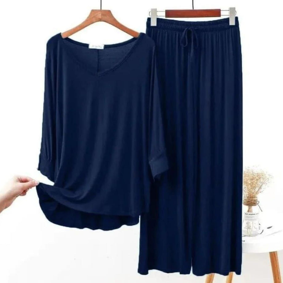 Plain Plazo Style Trouser Night Suit By Khokhar Stockistis - Oshi.pk - Buy & Sell Online